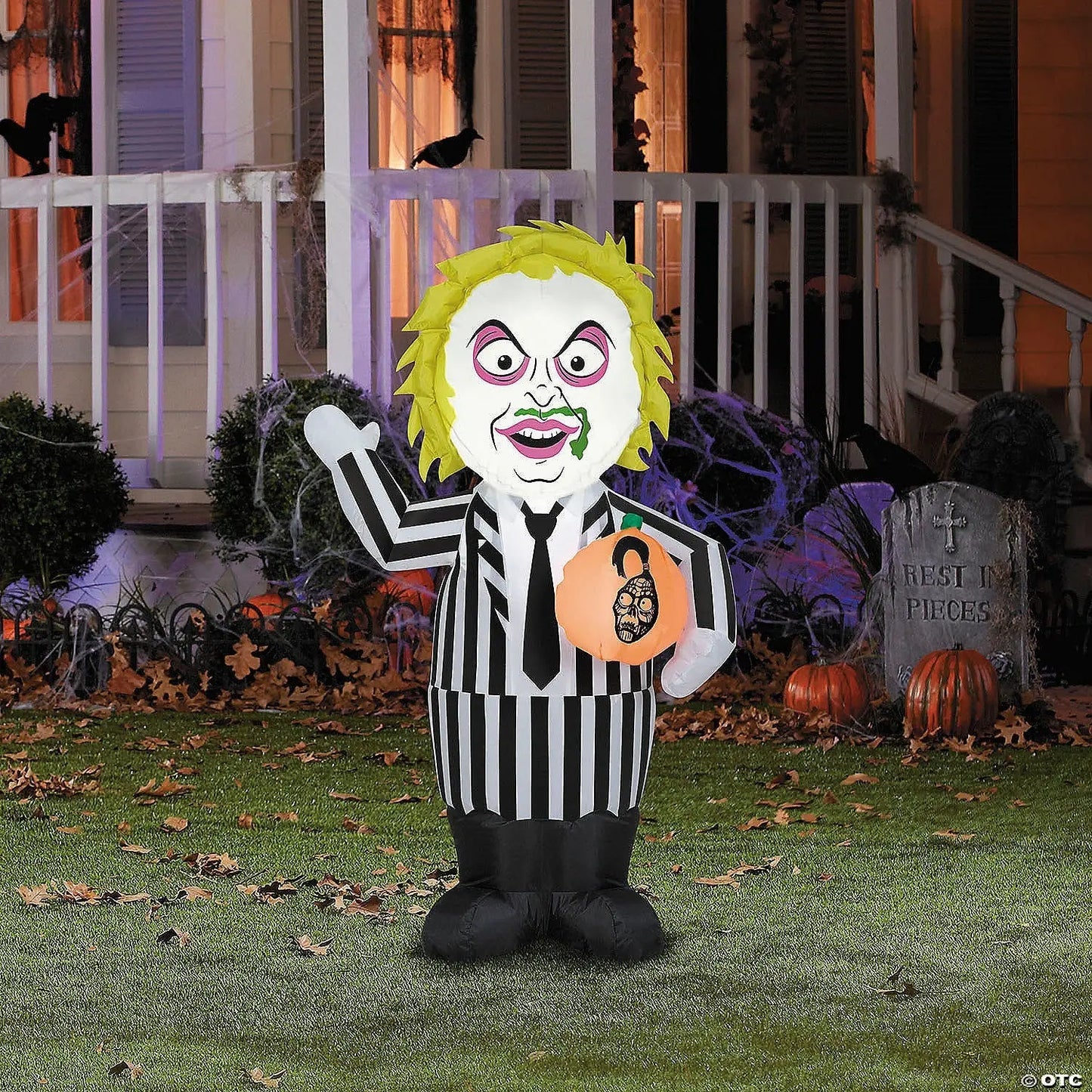 3 Ft Beetlejuice with Pumpkin Inflatable