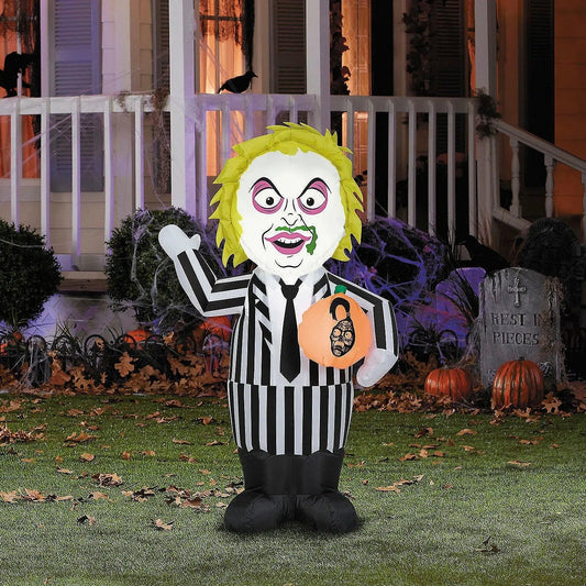 3 Ft Beetlejuice with Pumpkin Inflatable