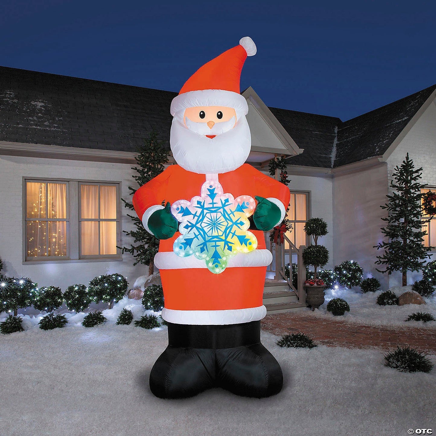 11.6 Ft GIANT Santa Animated LightShow Wave Christmas Inflatable Outdoor Yard