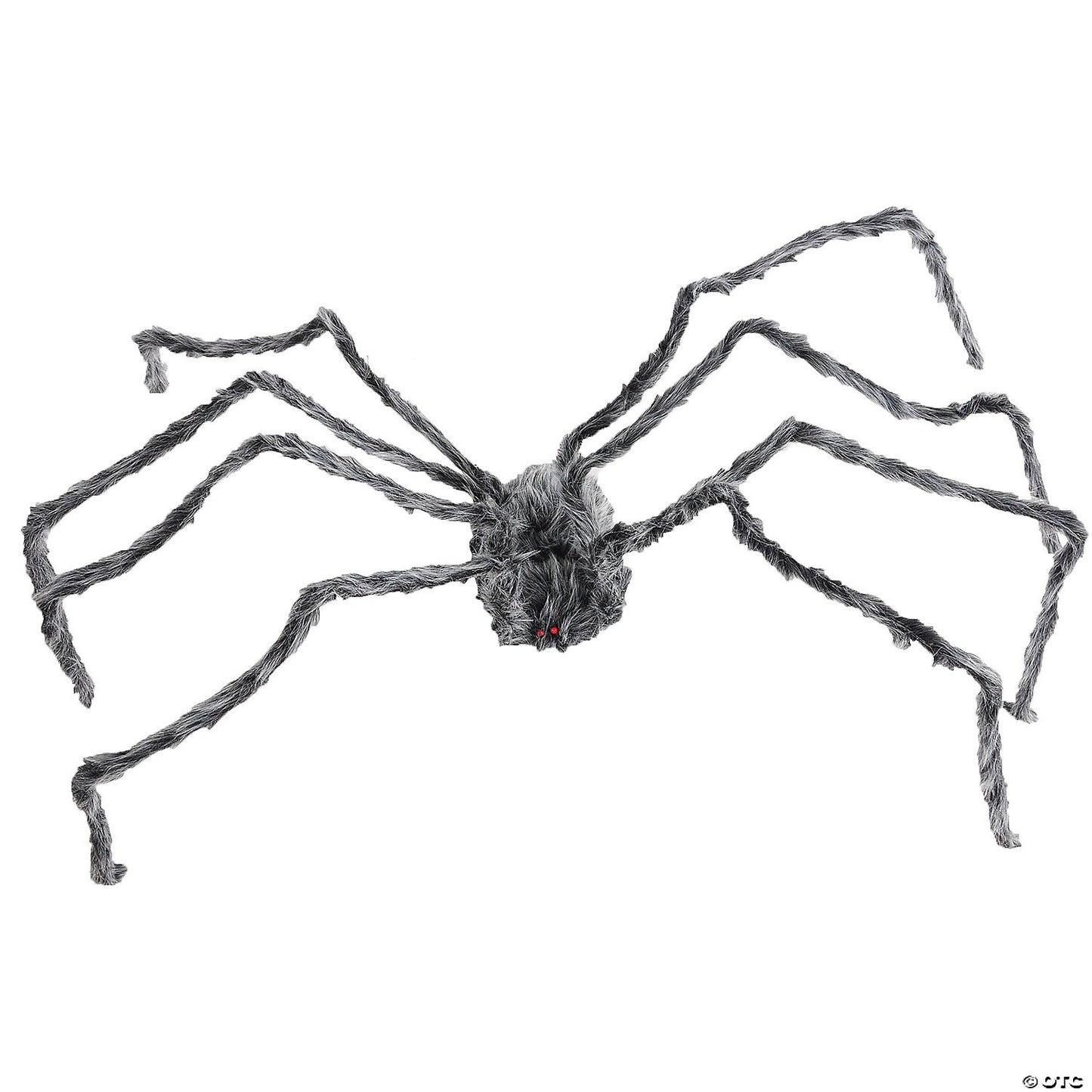 GIANT 86" Gray Spider Posable Halloween Haunted Outdoor Decoration Yard Prop