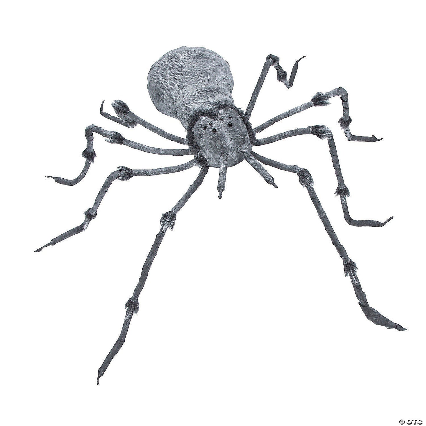 GIANT 4.5 Ft Latex Brown Spider Halloween Decoration Haunted Prop Spirit 2025