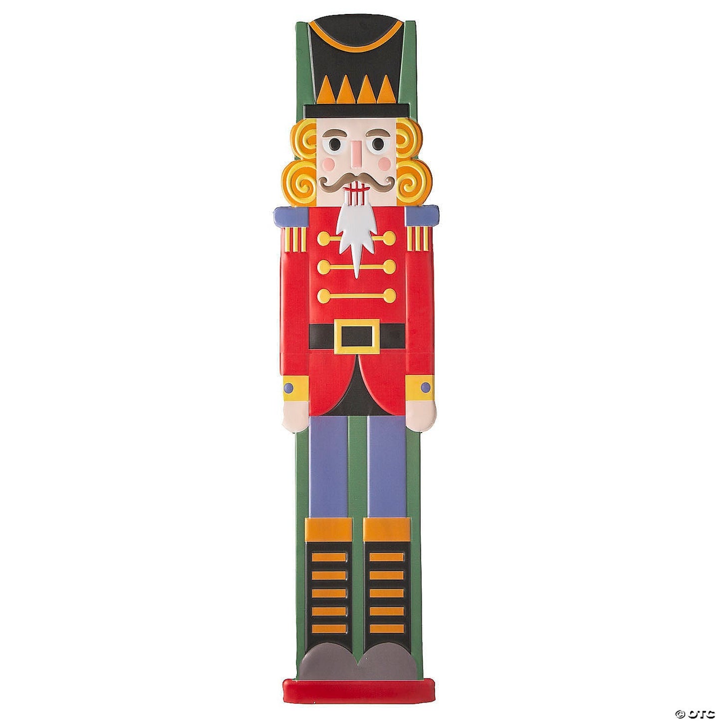 69" Giant Metal Toy Soldier Nutcracker Christmas Outdoor Decoration Porch Prop