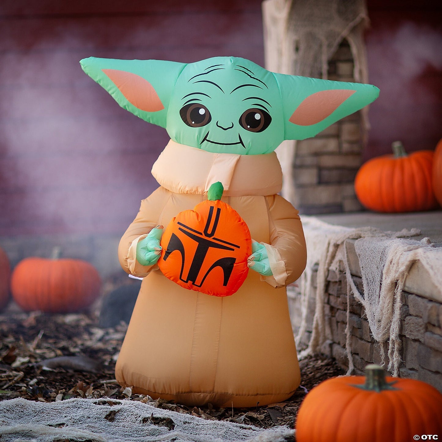 42" Grogu Mandalorian Inflatable Outdoor Halloween Yard Decor Airblown Star Wars