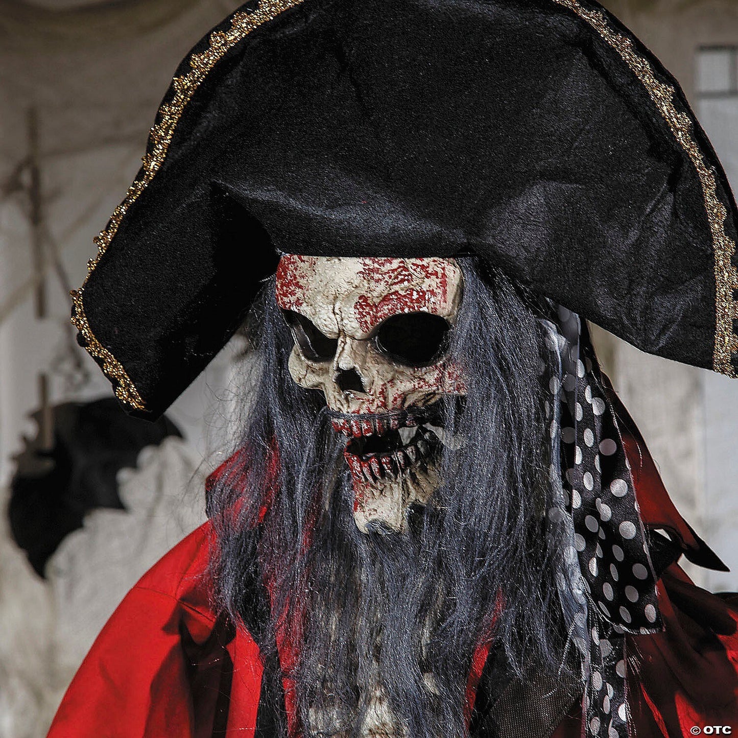 See Video! LifeSize 6 FT Pirate Animated Halloween Decoration Haunt Prop Outdoor