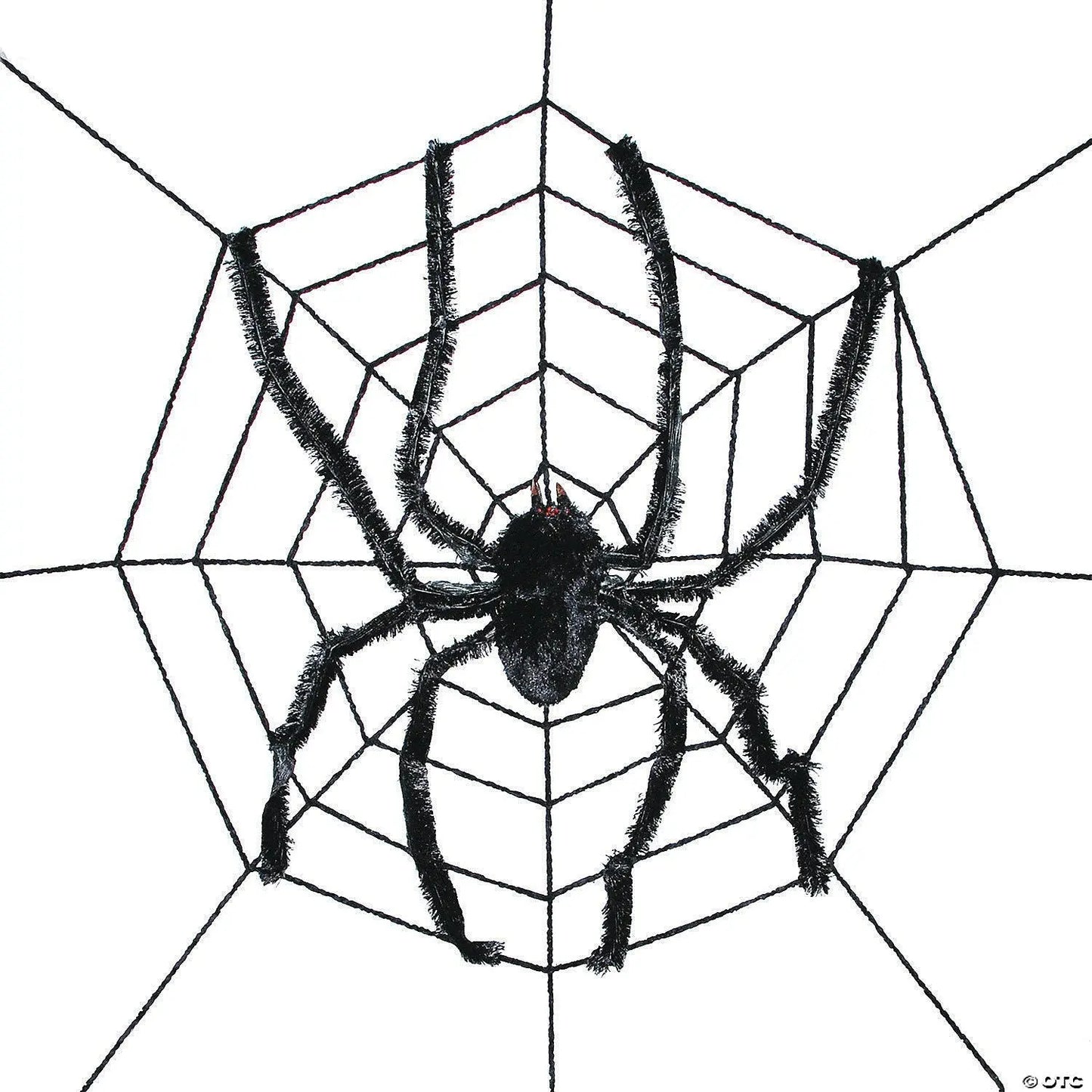 8 Ft Spider Web with Spider