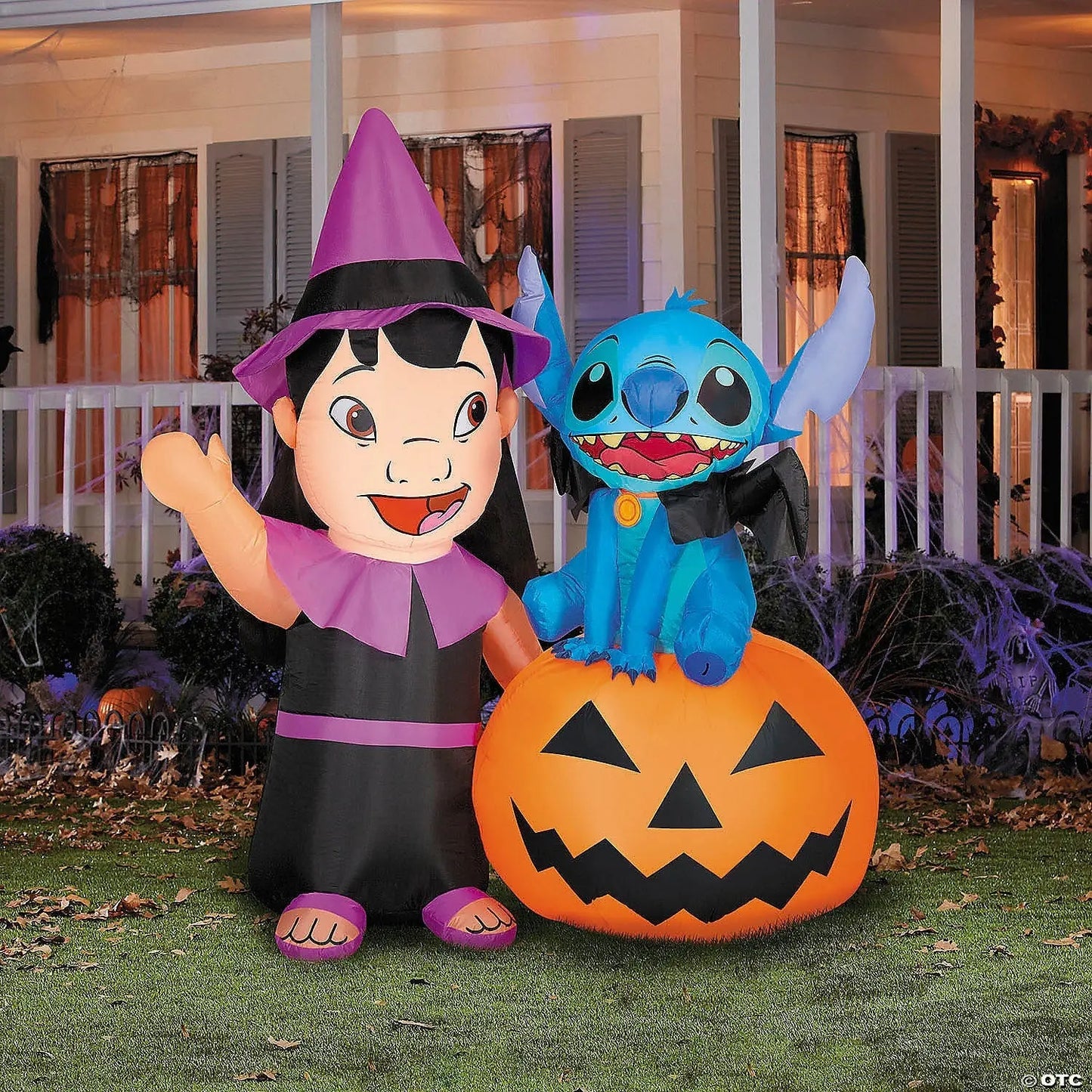 6 Ft Lilo & Stitch Pumpkin Inflatable