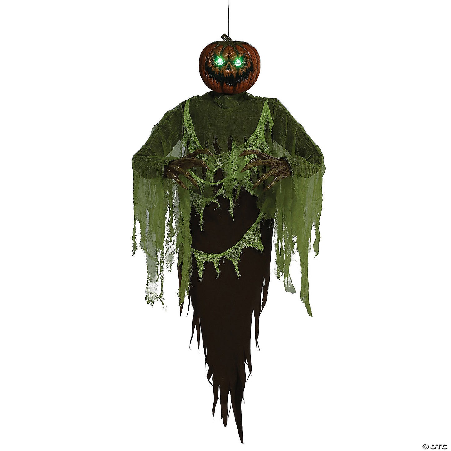 5' Hanging Pumpkin Halloween Decoration