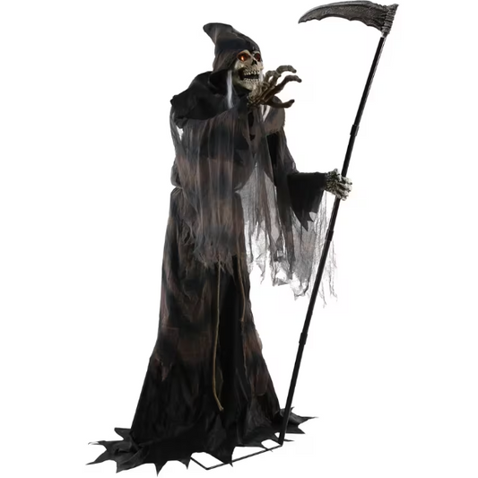 life Size animated lunging reaper Halloween prop