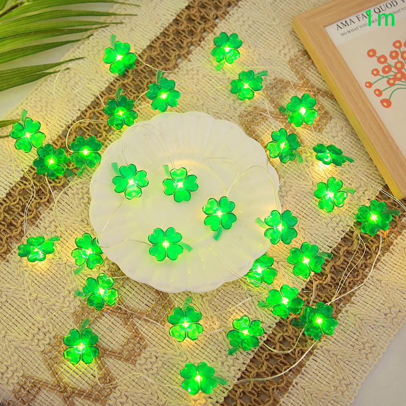 Shamrock LED String Lights - Holiday Spirit Shop