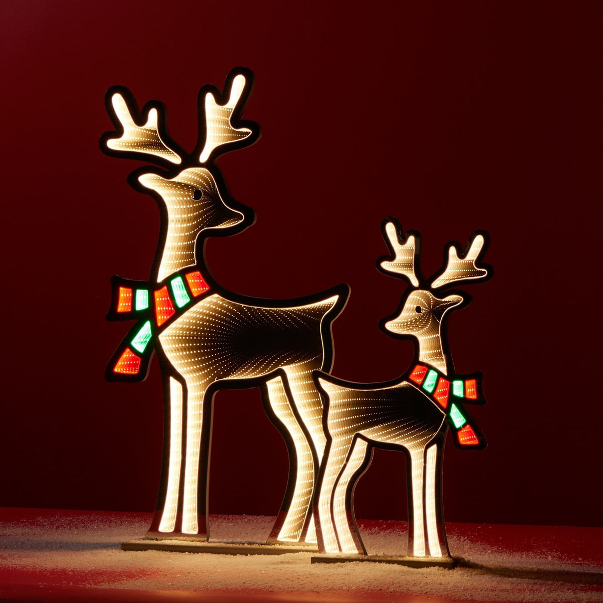 23.5 in Lighted Deer with Scarf Ekkolight – manufacturer photo 2