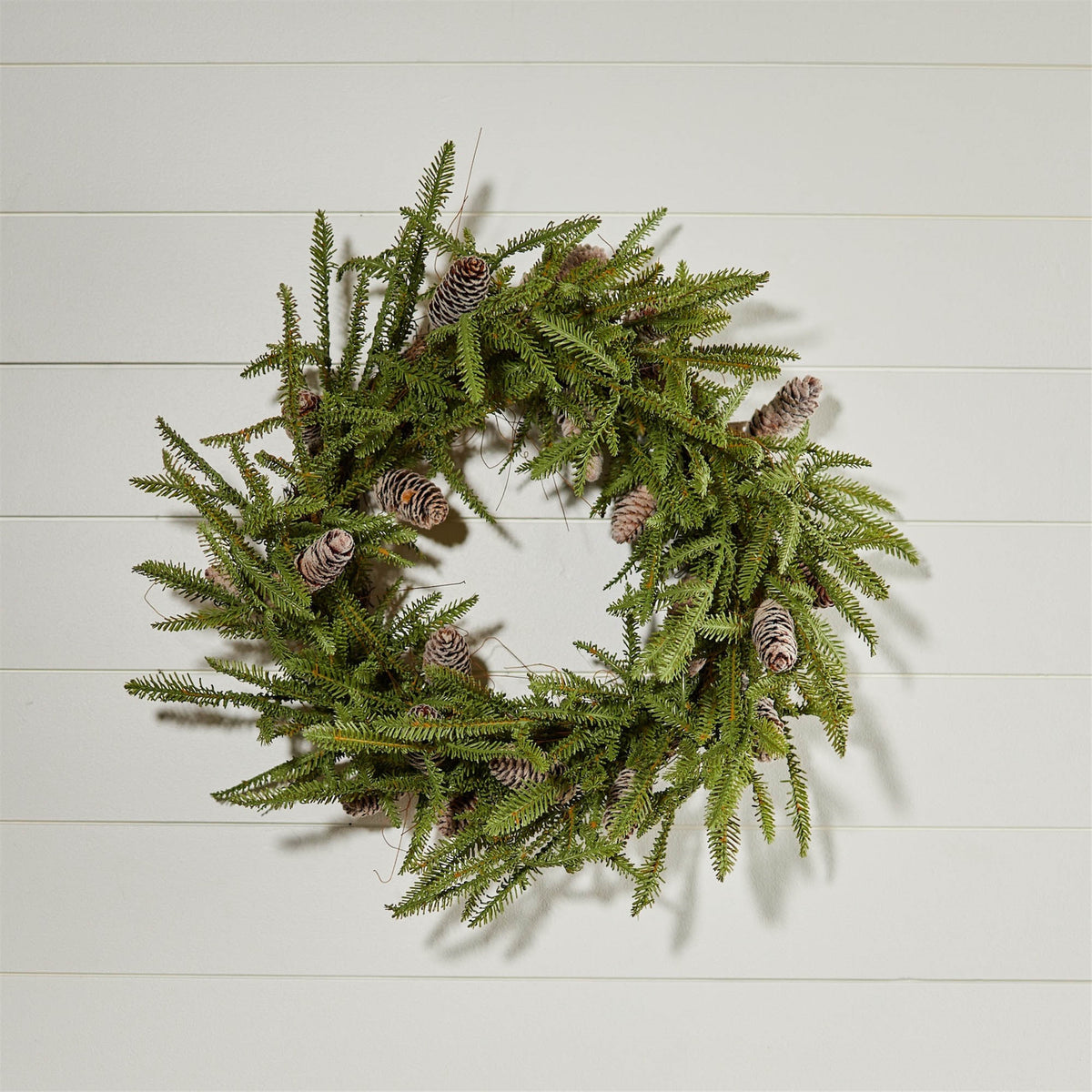 24-Inch Pine & Pinecone Christmas Wreath — Melrose International product photo 3