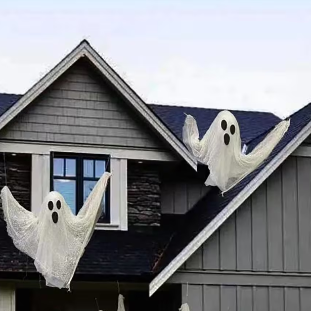 2 Ft Ghosts Halloween Decoration - Set of 3