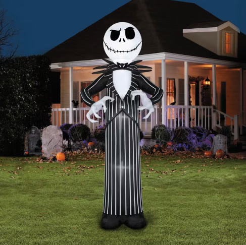 10 Ft Jack Skellington Halloween Inflatable