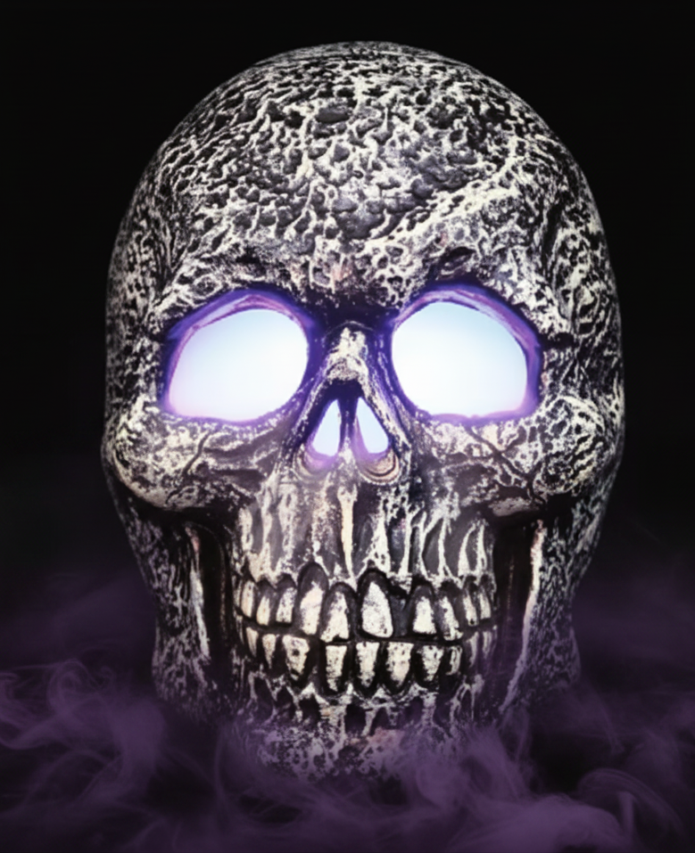 skull mist maker halloween decoration