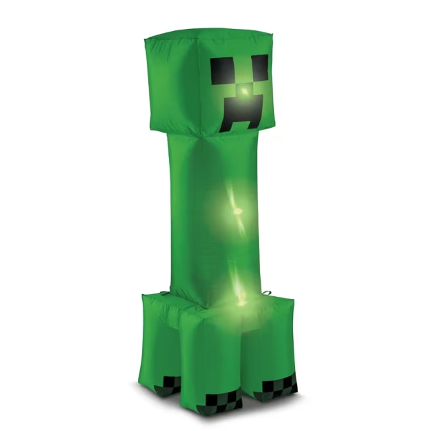 4 ft Minecraft™ Creeper Halloween inflatable