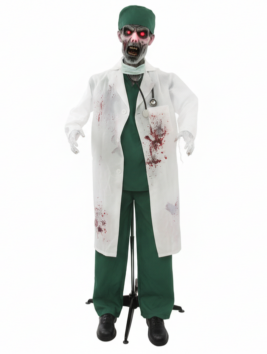 New Halloween 2026 Animated Props and Decorations 6 ft Shaking Doctor