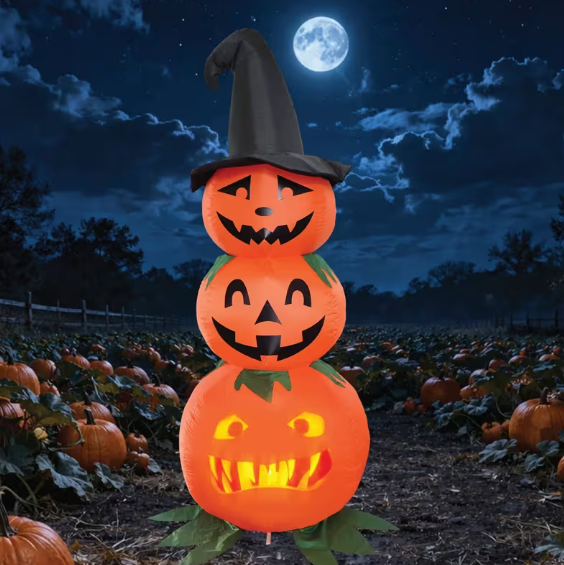 Halloween 2026 - 6 Ft. ANIMAT3D Inflatable Jabberin' Jack Animated Jack O Lanterns
