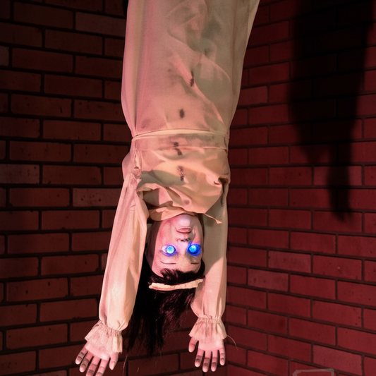 4 Ft Animated Swinging Haunted Doll Halloween decoraiton prop