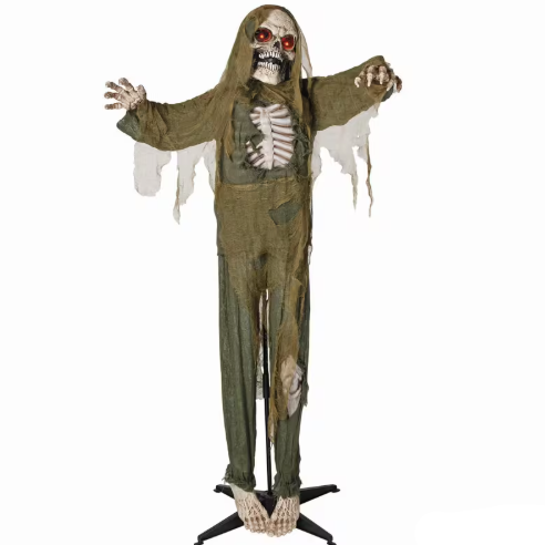 5 Ft Skeleton Reaper Animated Prop