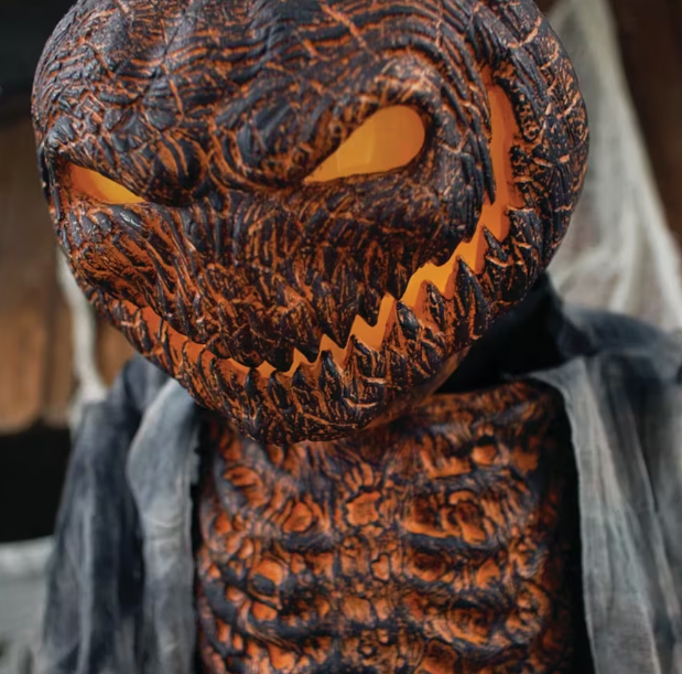 7 Ft Scorched Scarecrow Animated Halloween Prop