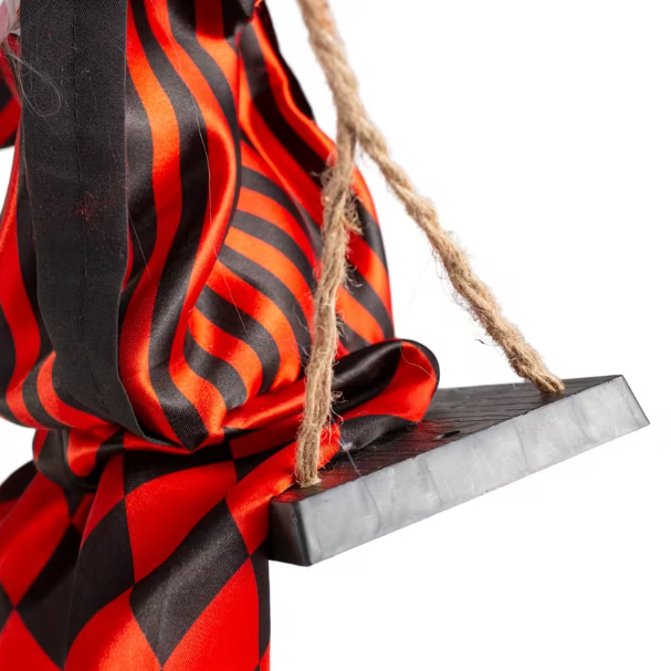 3 Ft Singing Clown on a Swing animated Halloween prop