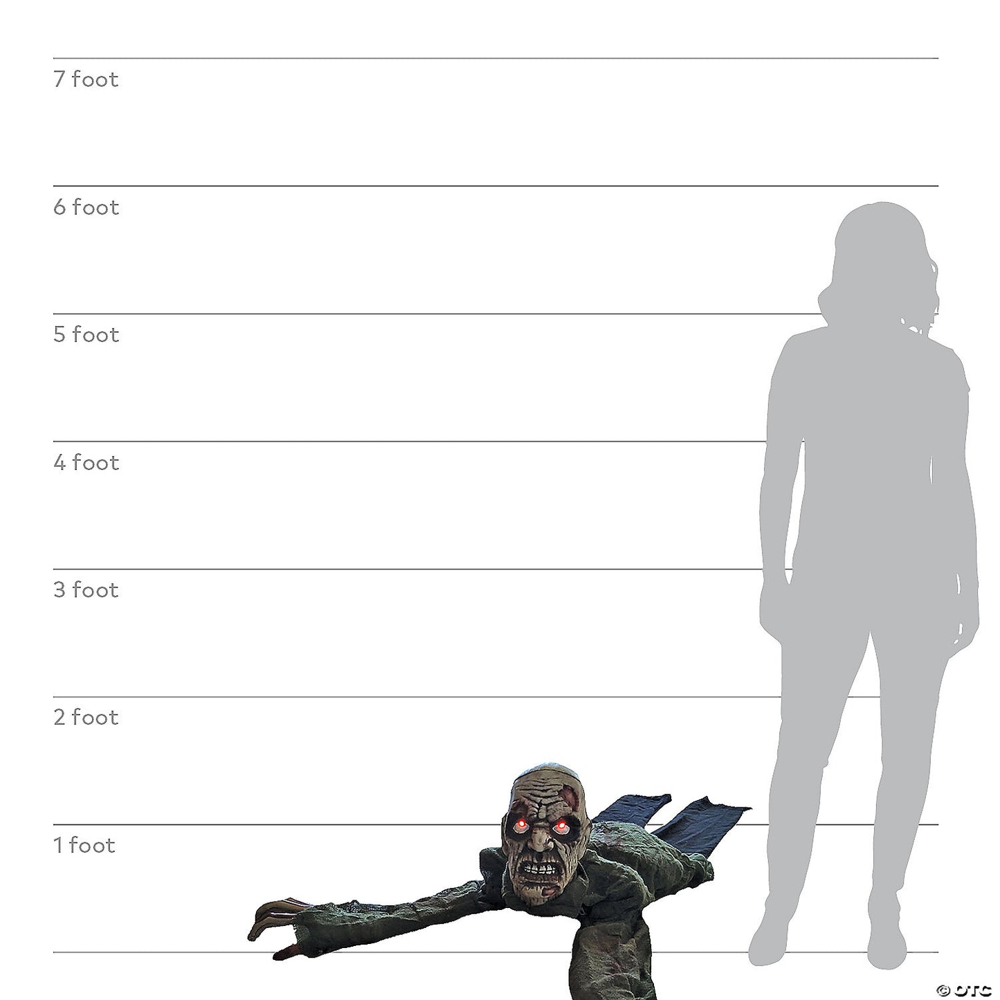 Crawling Zombie Animated