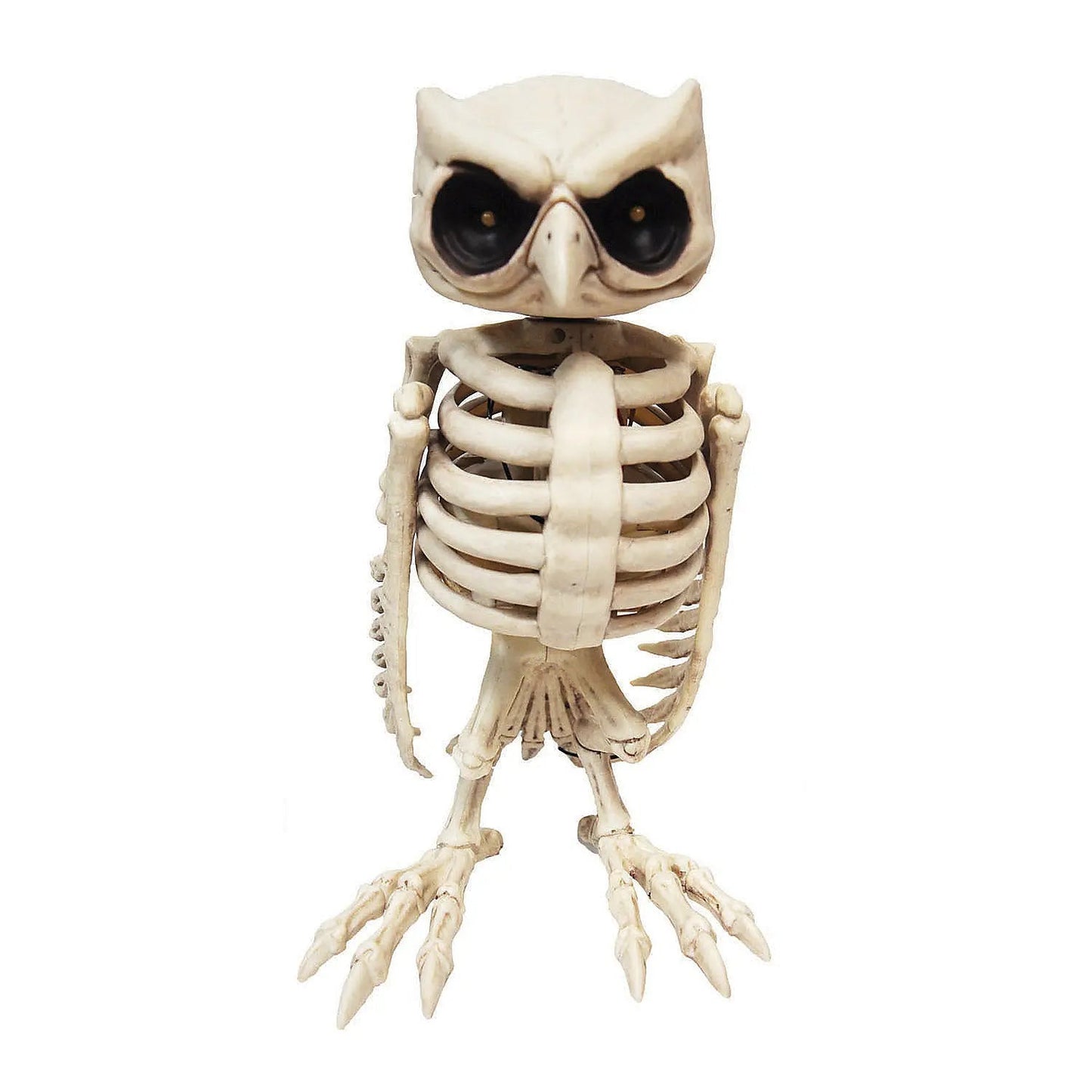 Skeleton Owl Animated Halloween Prop