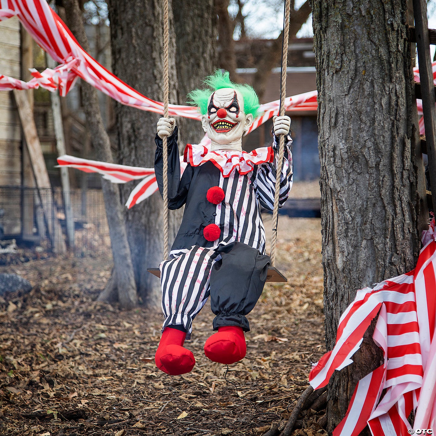 Swinging Animated Chuckles the Clown