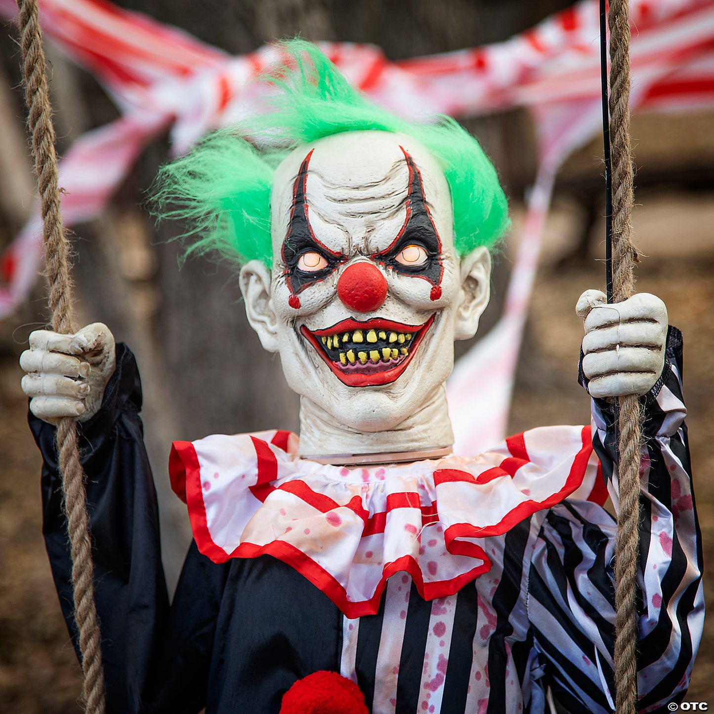 Swinging Animated Chuckles the Clown