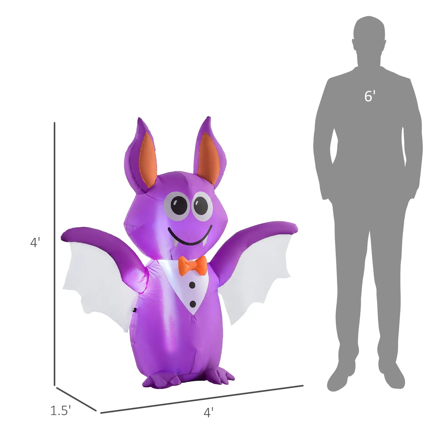 6 Ft Inflatable Vampire Bat