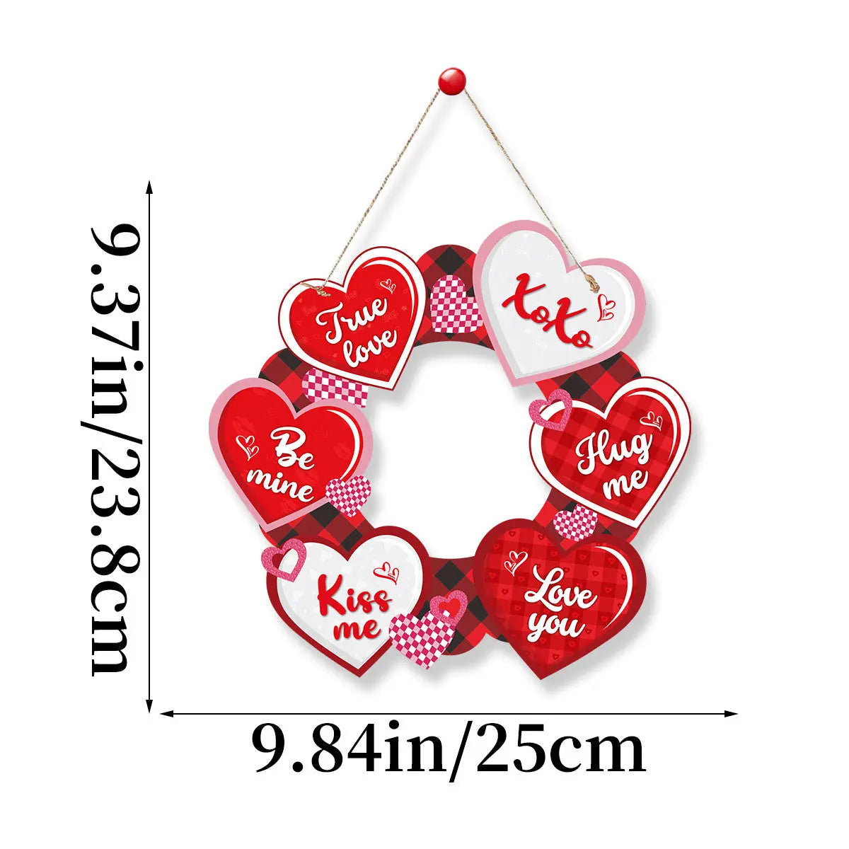 Valentine's Day Hanging Door or Wall Decorations - 8 Styles - Holiday Spirit Shop