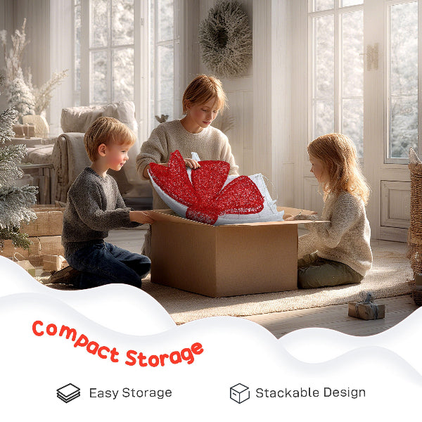 60 Inch Dual-Color LED Christmas Wreath – additional product view 6