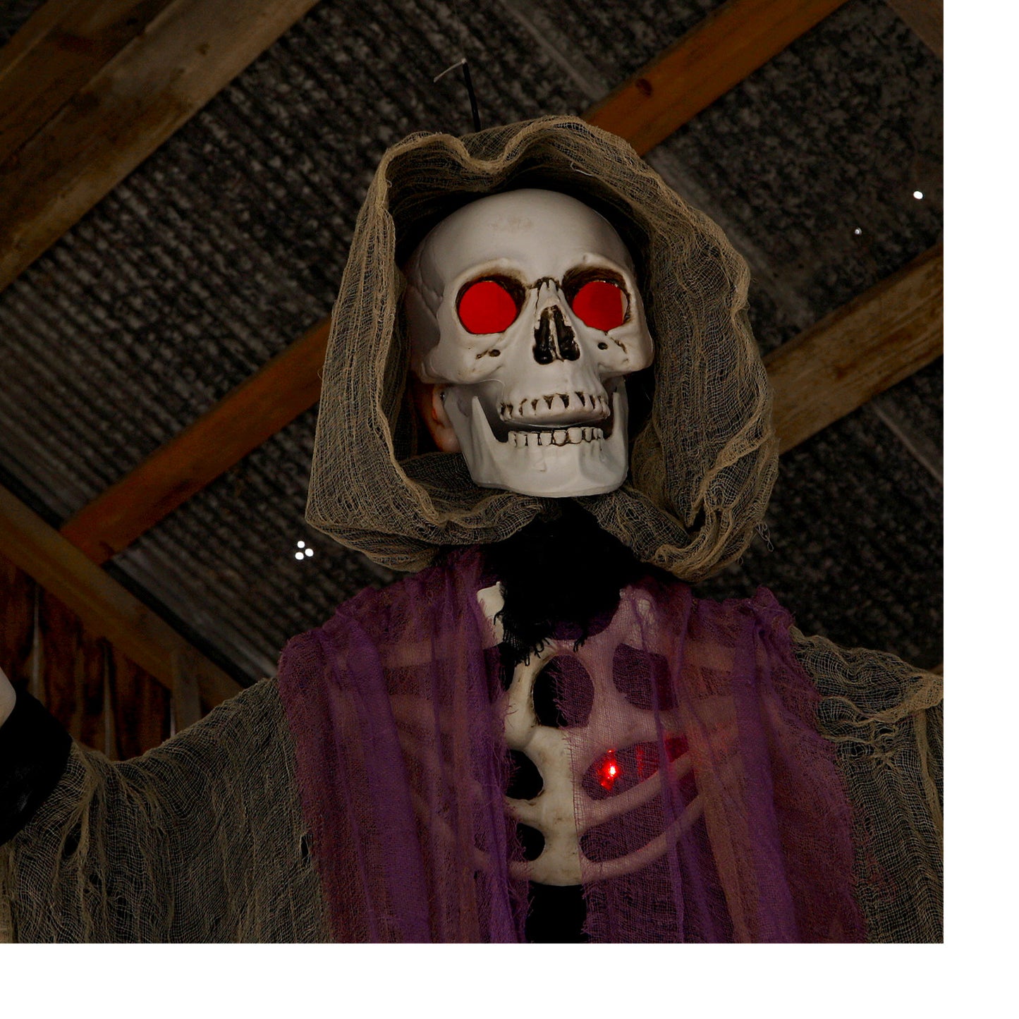 6 Ft Reaper with Wings Animated