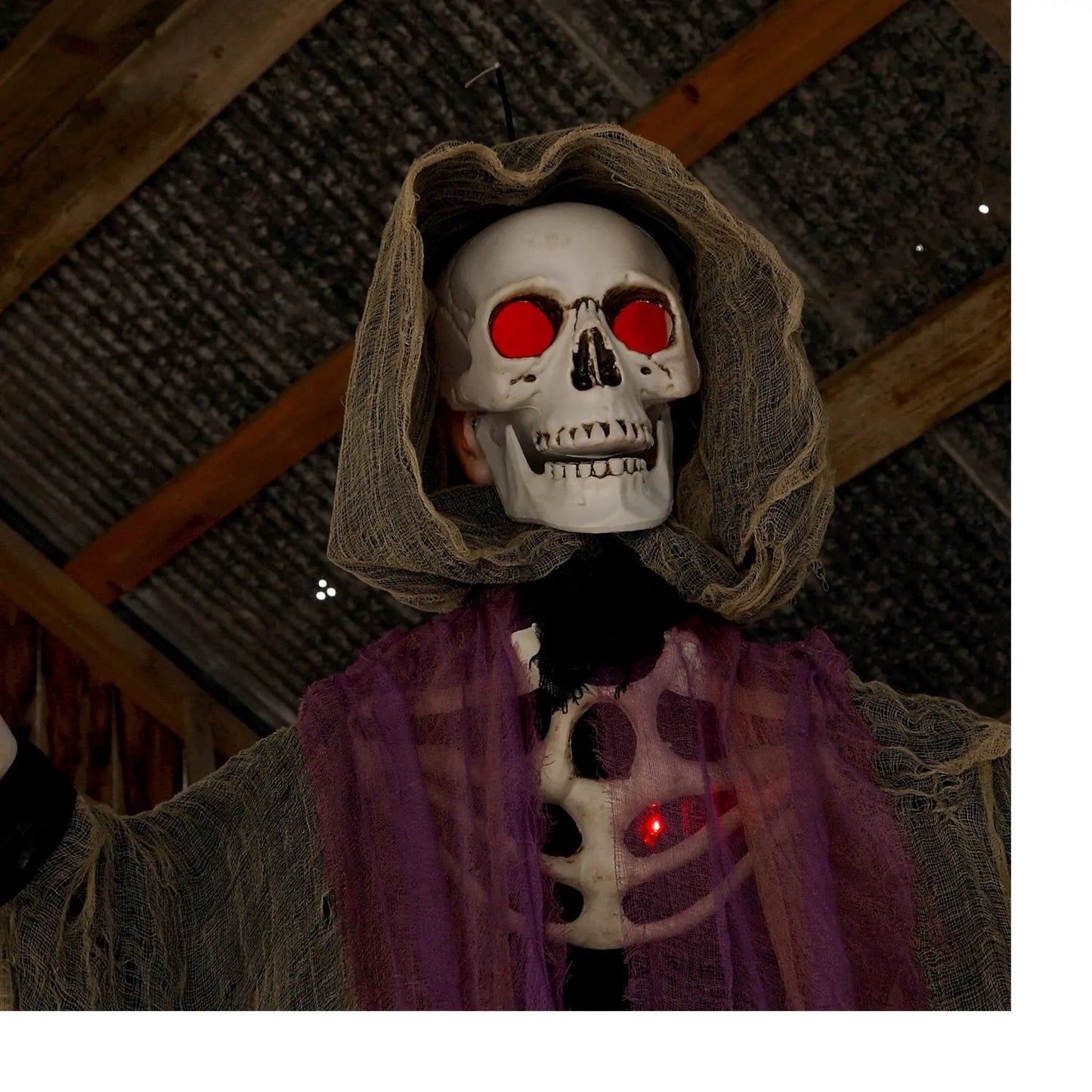 6 Ft Reaper with Wings Animated