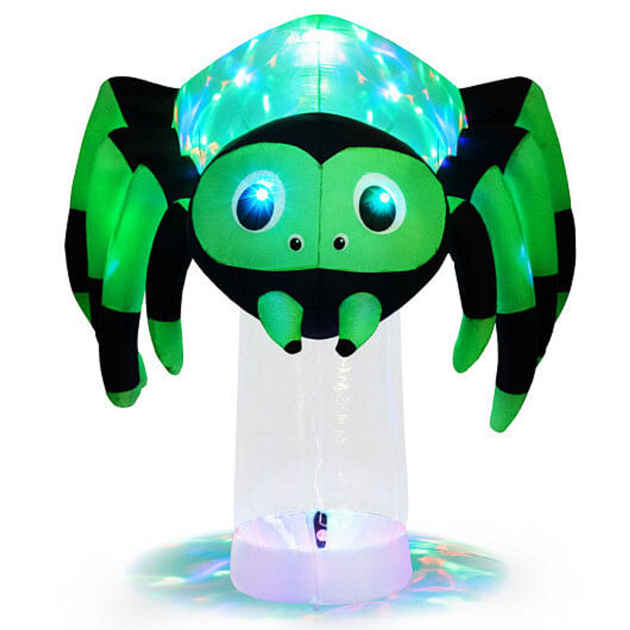 6 Ft Inflatable Kaleidoscope Lighted Spider