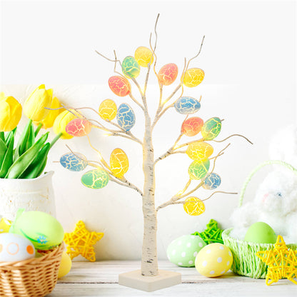 24” LED Easter Egg Birch Tree - Battery Operated