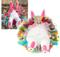 Easter Bunny Butt Wreath with Bunny Ears & Colorful Ribbons – 7 Styles