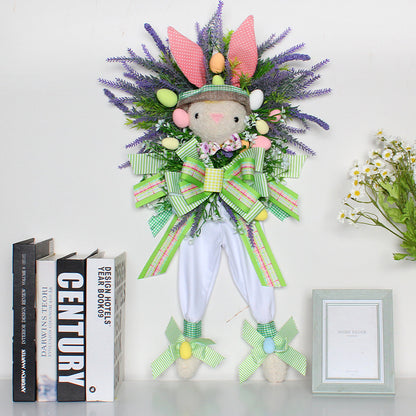 Giant Bunny Easter Wreath – 23.6” Tall