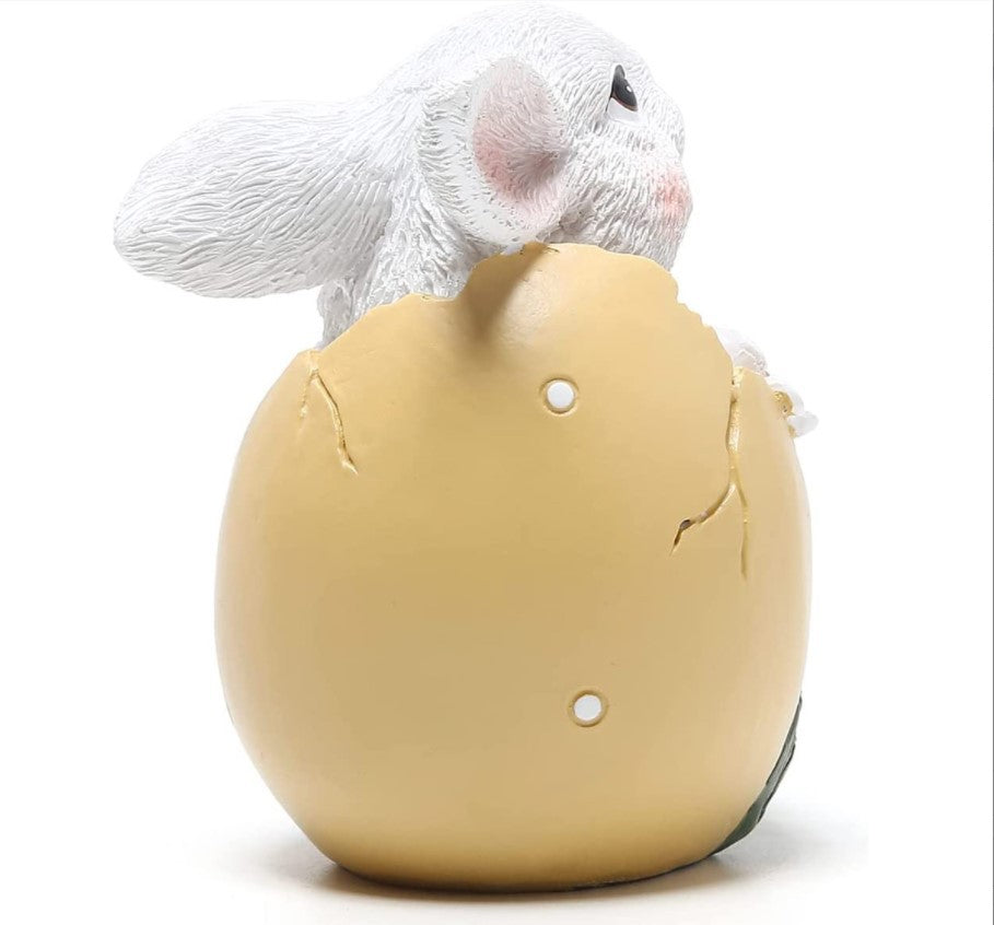 Easter Bunny in Egg Resin Statue