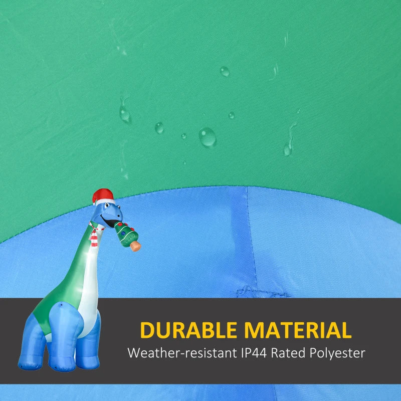 11 Ft Christmas Dinosaur Inflatable