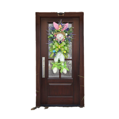 Giant Bunny Easter Wreath – 23.6” Tall