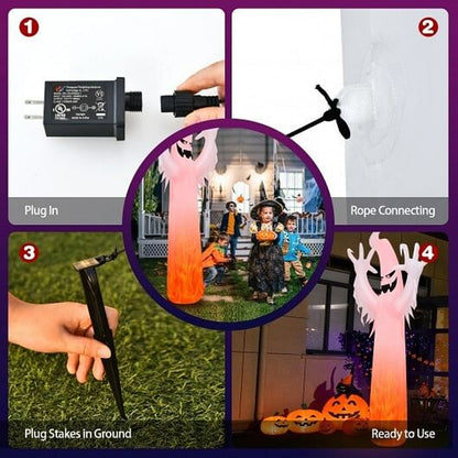 12 Ft Inflatable Ghost