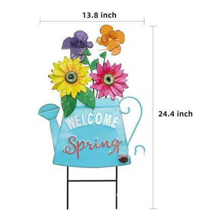 Easter Bunny Gnome Yard Stakes