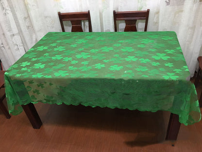 St. Patrick's Day Shamrock Table Runner or Tablecloth