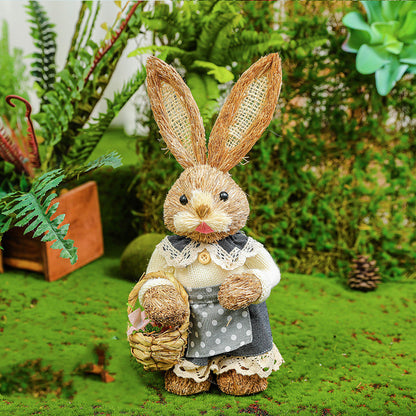 Straw Rabbit Figure Collection