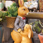 Resin Bunny Statue Planters