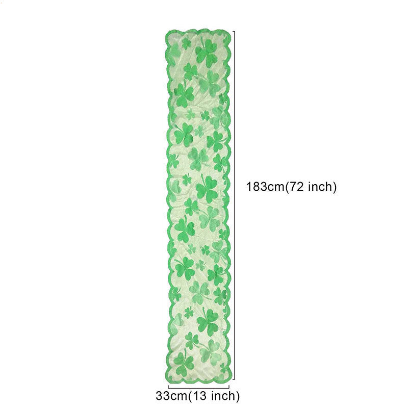 St. Patrick's Day Shamrock Table Runner or Tablecloth