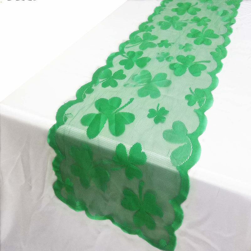 St. Patrick's Day Shamrock Table Runner or Tablecloth