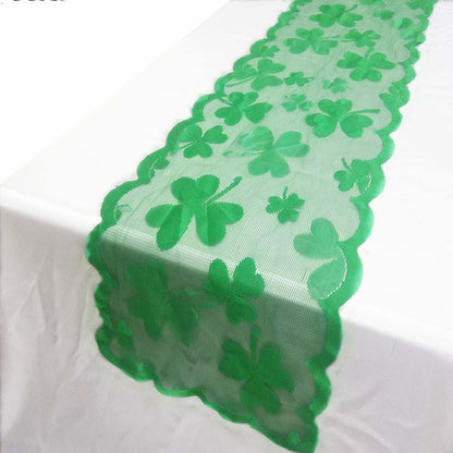 St. Patrick's Day Shamrock Table Runner or Tablecloth