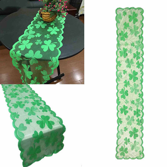 St. Patrick's Day Shamrock Table Runner or Tablecloth